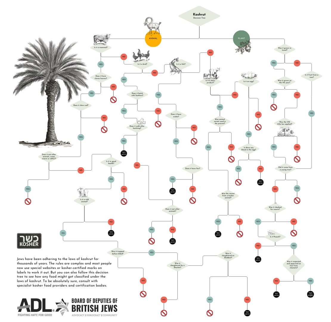 Kashrut - Decision Making Tree
