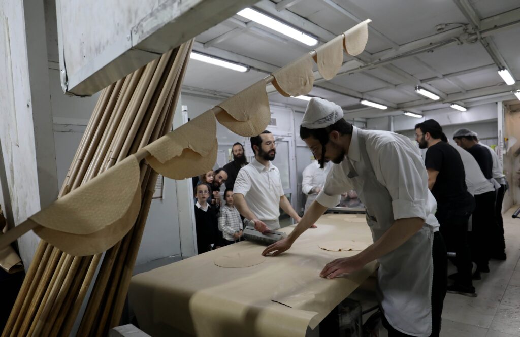 Baking Matzah for Passover